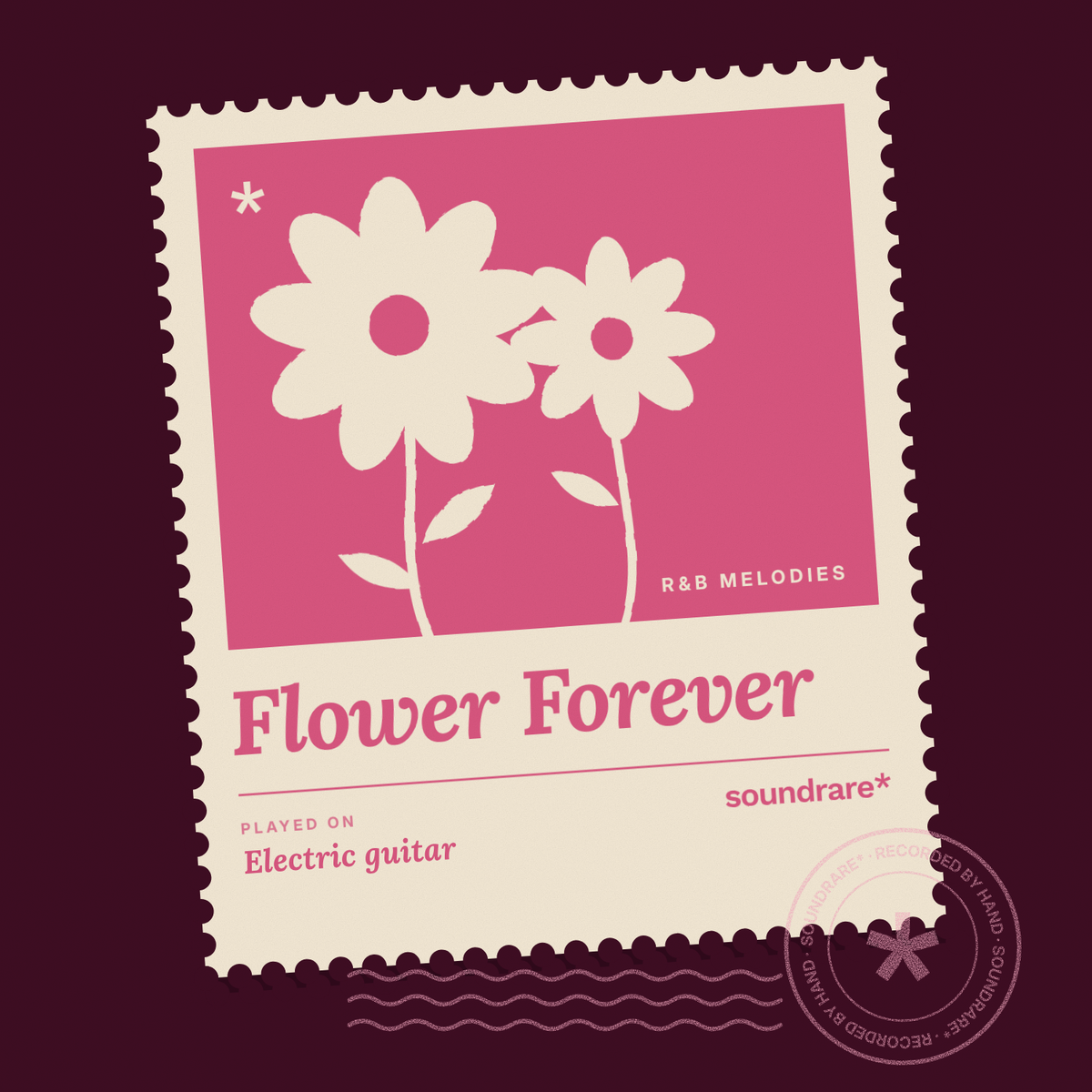 Flower Forever R&B guitar sample pack cover